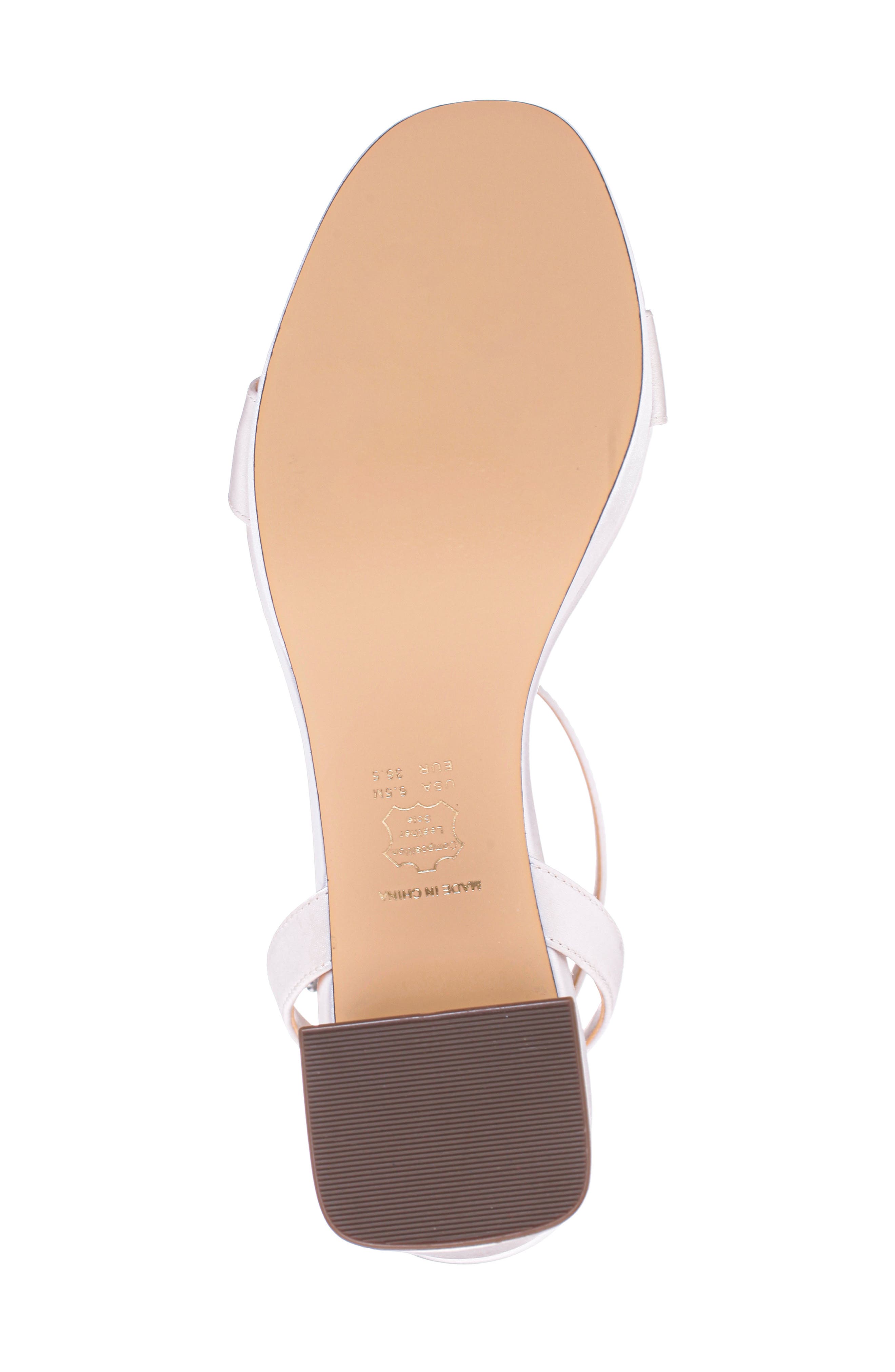 Bergen Ankle Strap Sandal, Alternate, color, IVORY