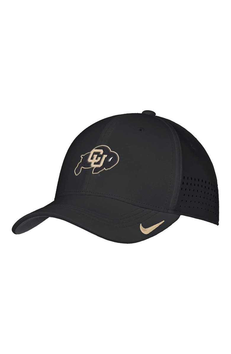Nike Men's Nike Black Colorado Buffaloes 2025 On-Field Performance Flex Hat, Alternate, color, 