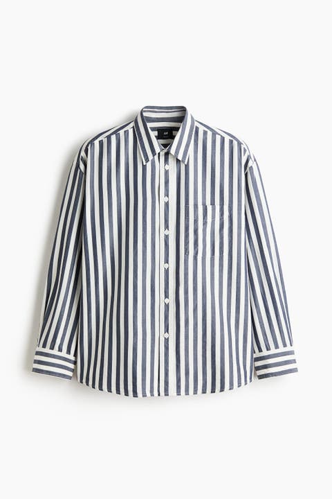 Relaxed Fit Poplin Shirt