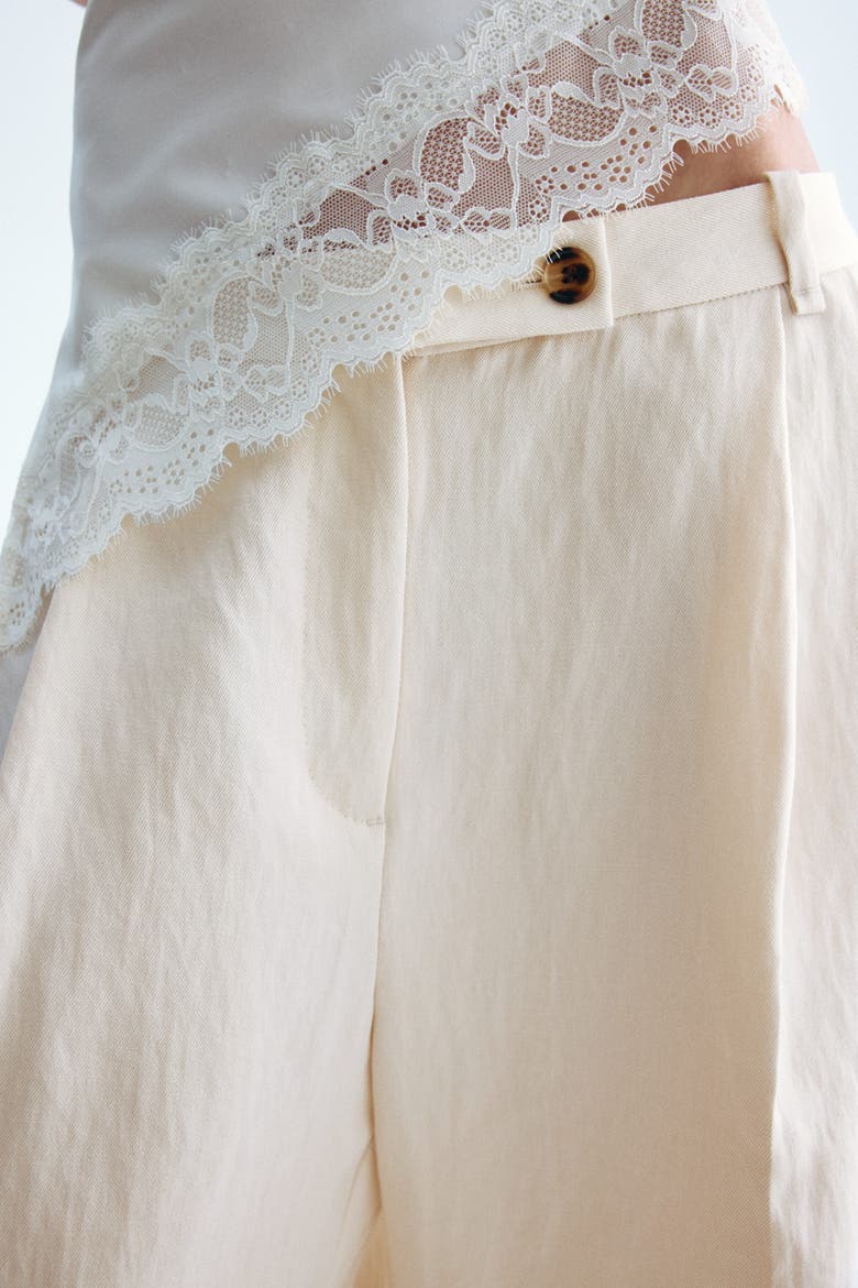 Tailored Trousers, Alternate, color, Light beige