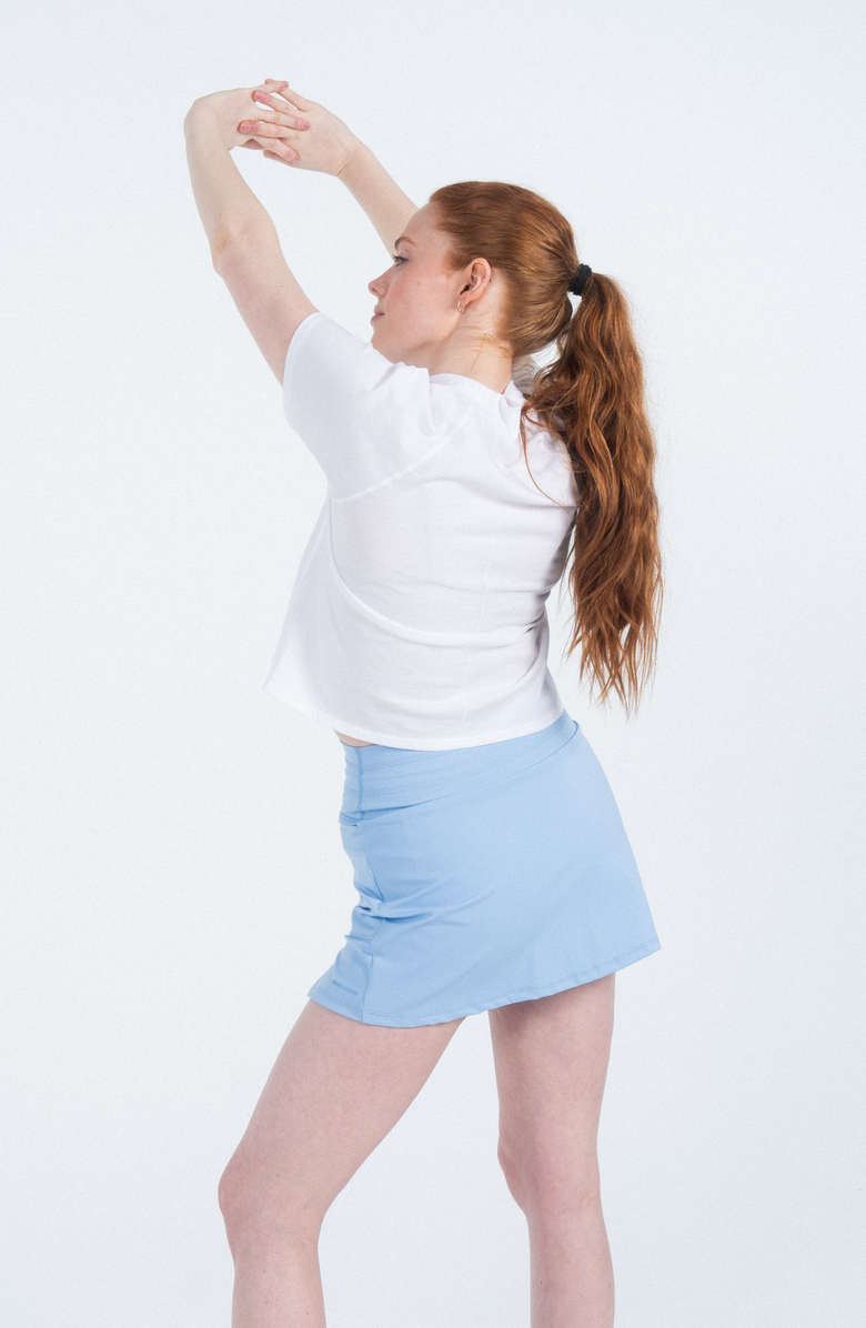 Sierra Madre Golf The Mock Neck Tee, Alternate, color, White