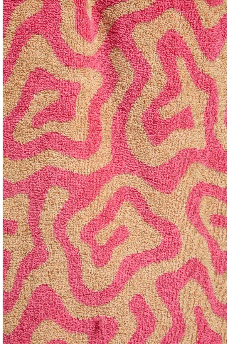 Spiral Cotton Terry Robe, Alternate, color, MULTI