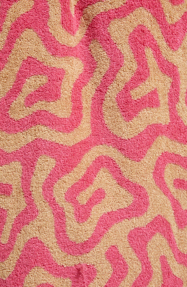 Dusen Dusen Spiral Cotton Terry Robe, Alternate, color, 