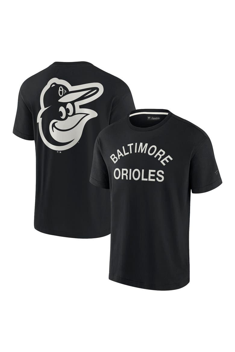 Unisex Fanatics Signature Black Baltimore Orioles Elements Super Soft Short Sleeve T-Shirt, Main, color, Black
