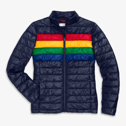 Grown-Ups Puffer Jacket In Stripe (Women's Fit)