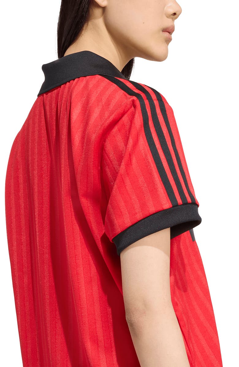 adidas Logo Graphic Soccer Jersey, Alternate, color, Better Scarlet
