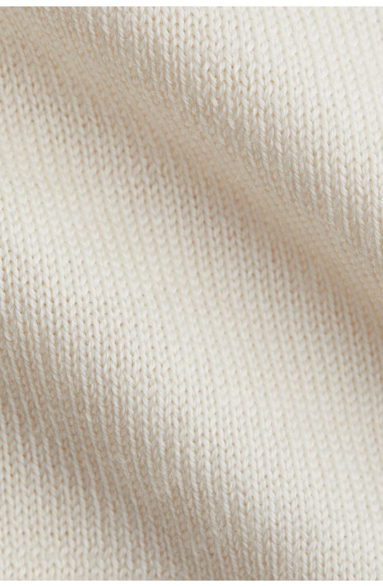 H&M Merino Wool Turtleneck Jumper, Alternate, color, Cream