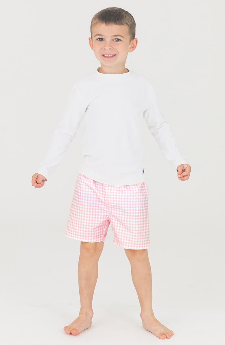 RuggedButts Long Sleeve Two-Piece Rashguard Swimsuit, Alternate, color, 