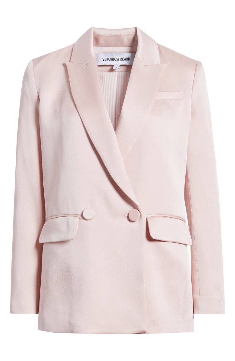 Veronica Beard Sevyn Satin Dickey Jacket, Alternate, color, 