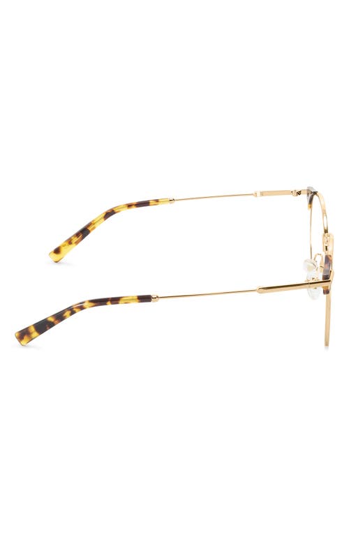 Diff Summit 53mm Round Optical Glasses In Gold
