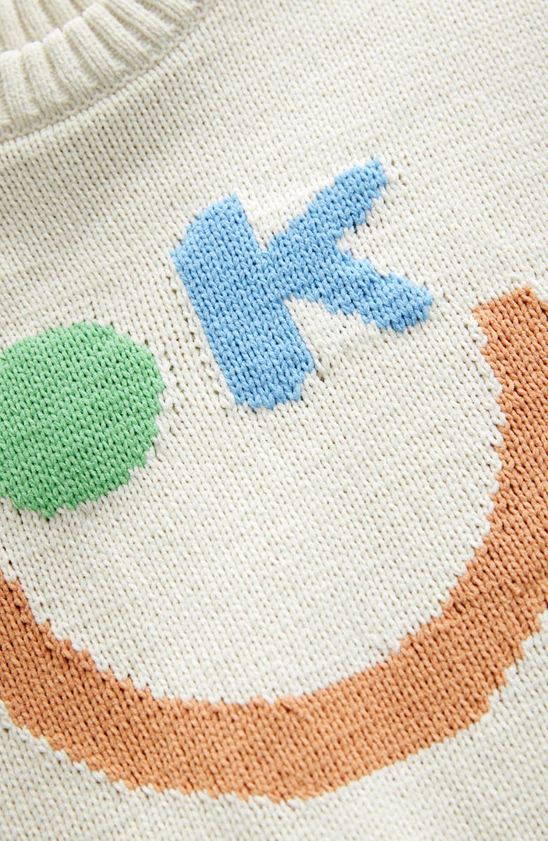 NEXT Kids' OK Smile Crewneck Sweater, Alternate, color, 