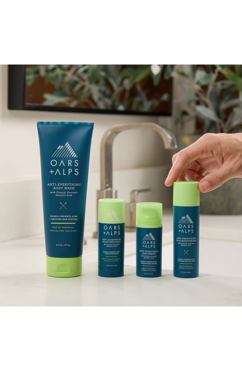 OARS + ALPS Anti-Everything Solid Face Wash, Alternate, color, Blue