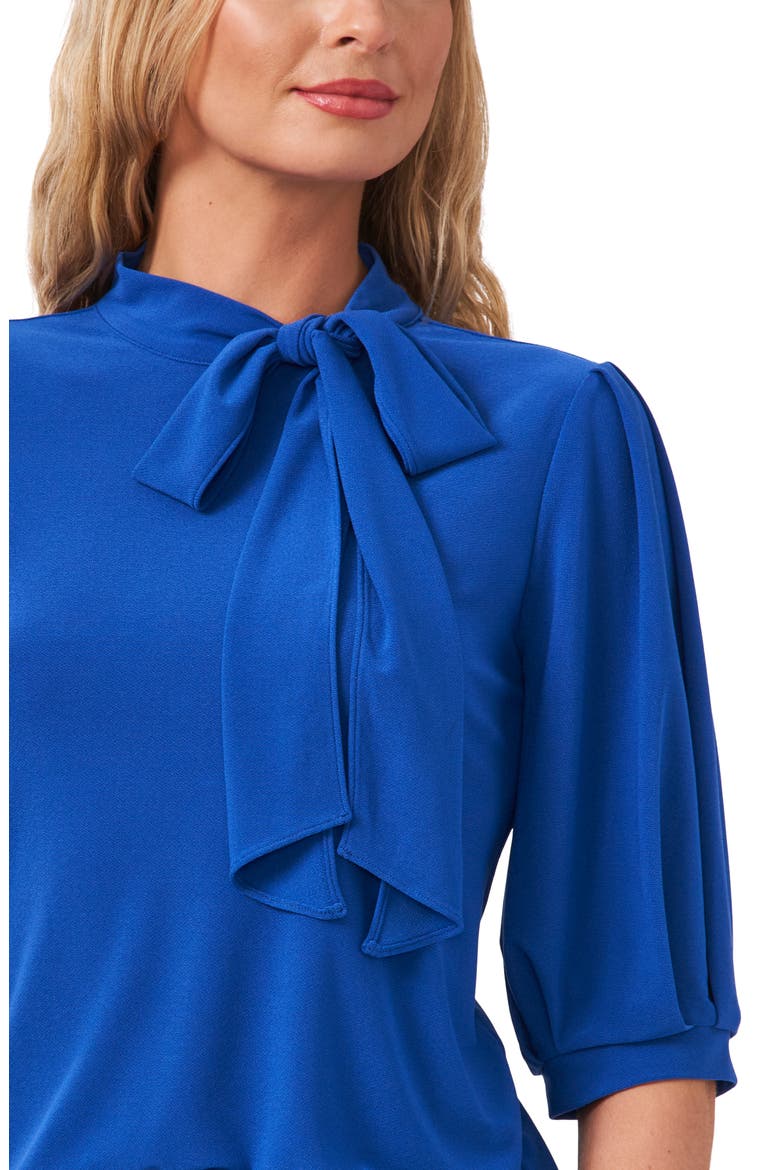 Bow Knit Top, Alternate, color, ROYAL BLUE