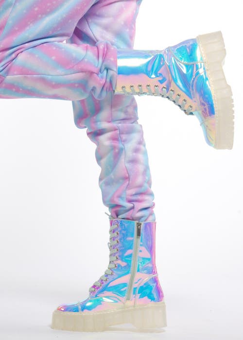 SPARKL SPARKL ELLE COMBAT BOOT 