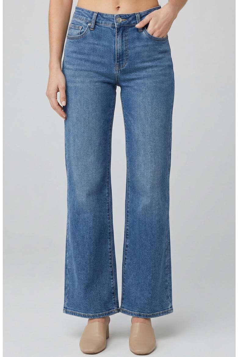 Mini Bootcut Jeans, Main, color, MEDIUM INDIGO