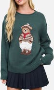Blu Pepper Teddy Bear Cotton Blend Sweater