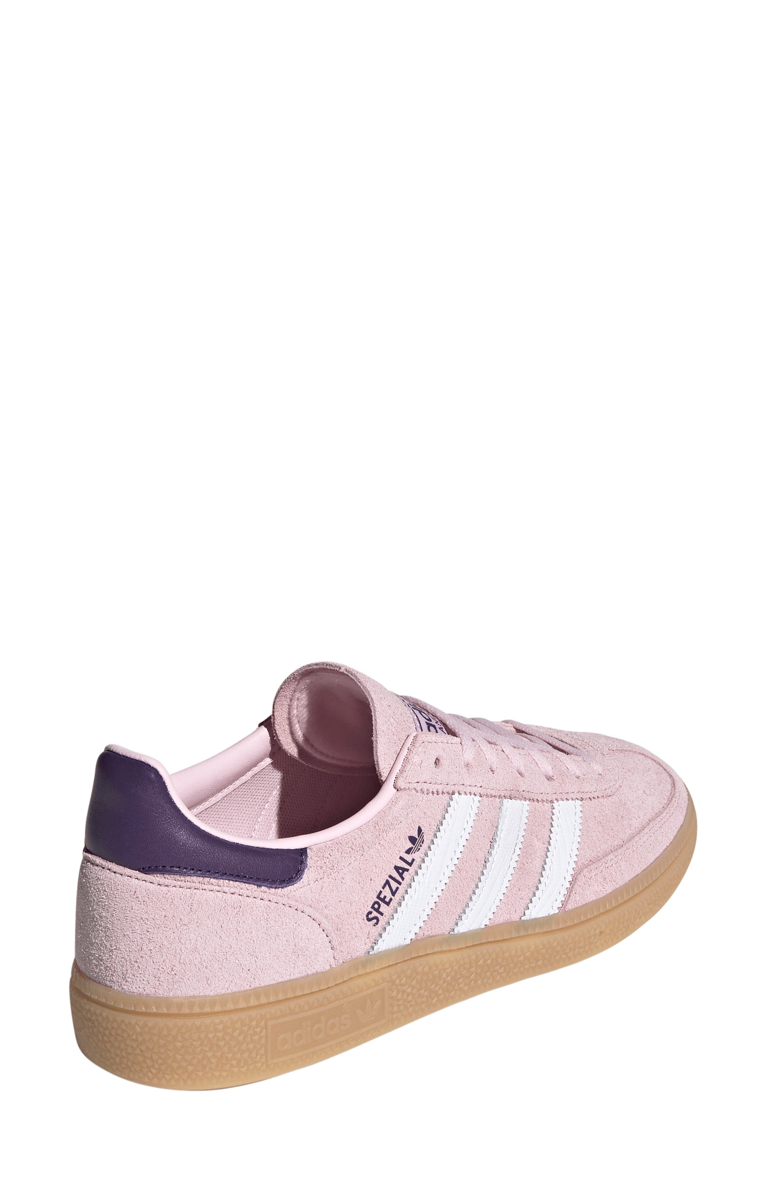 Handball Spezial Sneaker, Alternate, color, CLEAR PINK/ WHITE/ VIOLET