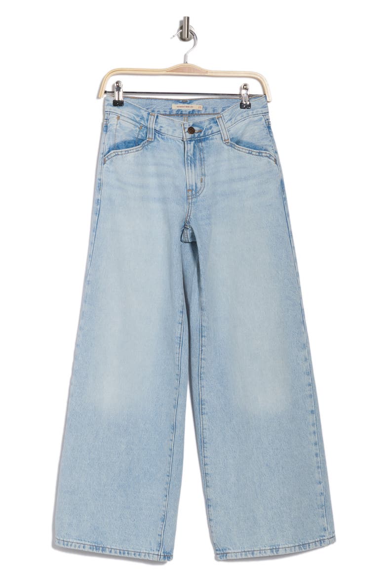 '94 Baggy Wide Leg Jeans, Alternate, color, ABRAIDED ART