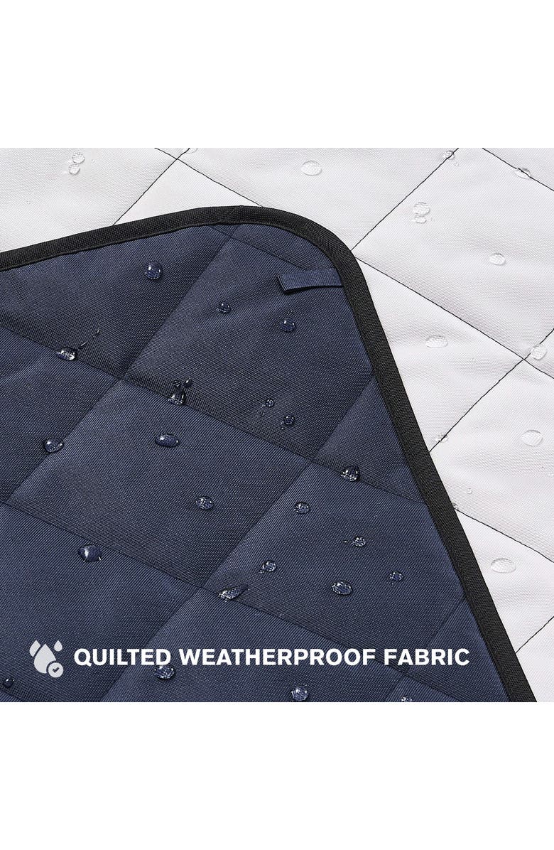 Hunter Outdoor Blanket, Alternate, color, Hunter Stripe