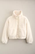 Zella Girl Kids' Fluffy Fleece Jacket
