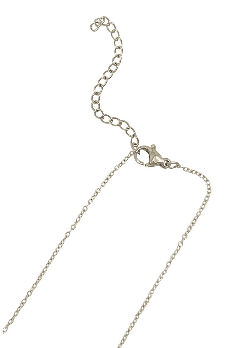 Water Resistant Mama Heart Necklace, Alternate, color, SILVER