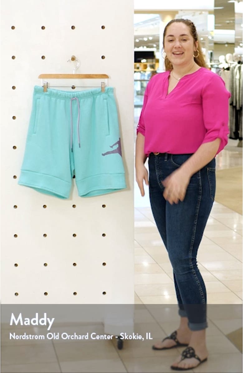 Jumpman Air Fleece Drawstring Shorts, sales video thumbnail