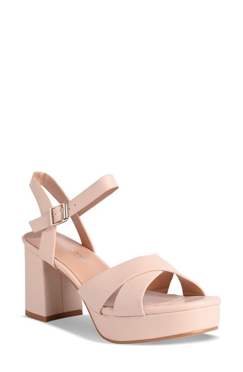 Toby Ankle Strap Platform Sandal (Women)