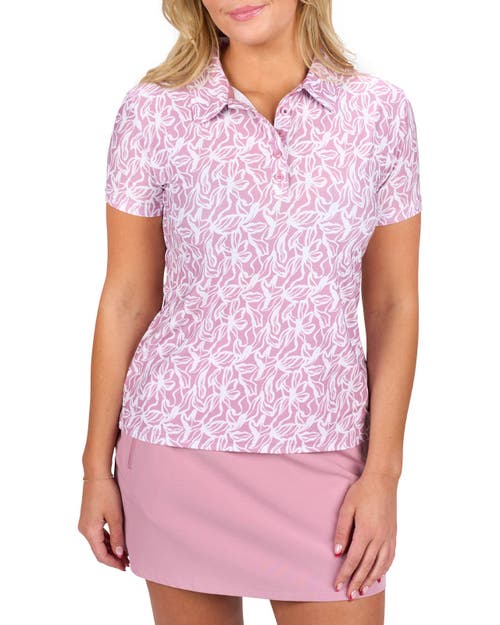 Black Clover Aurora Polo In Pink