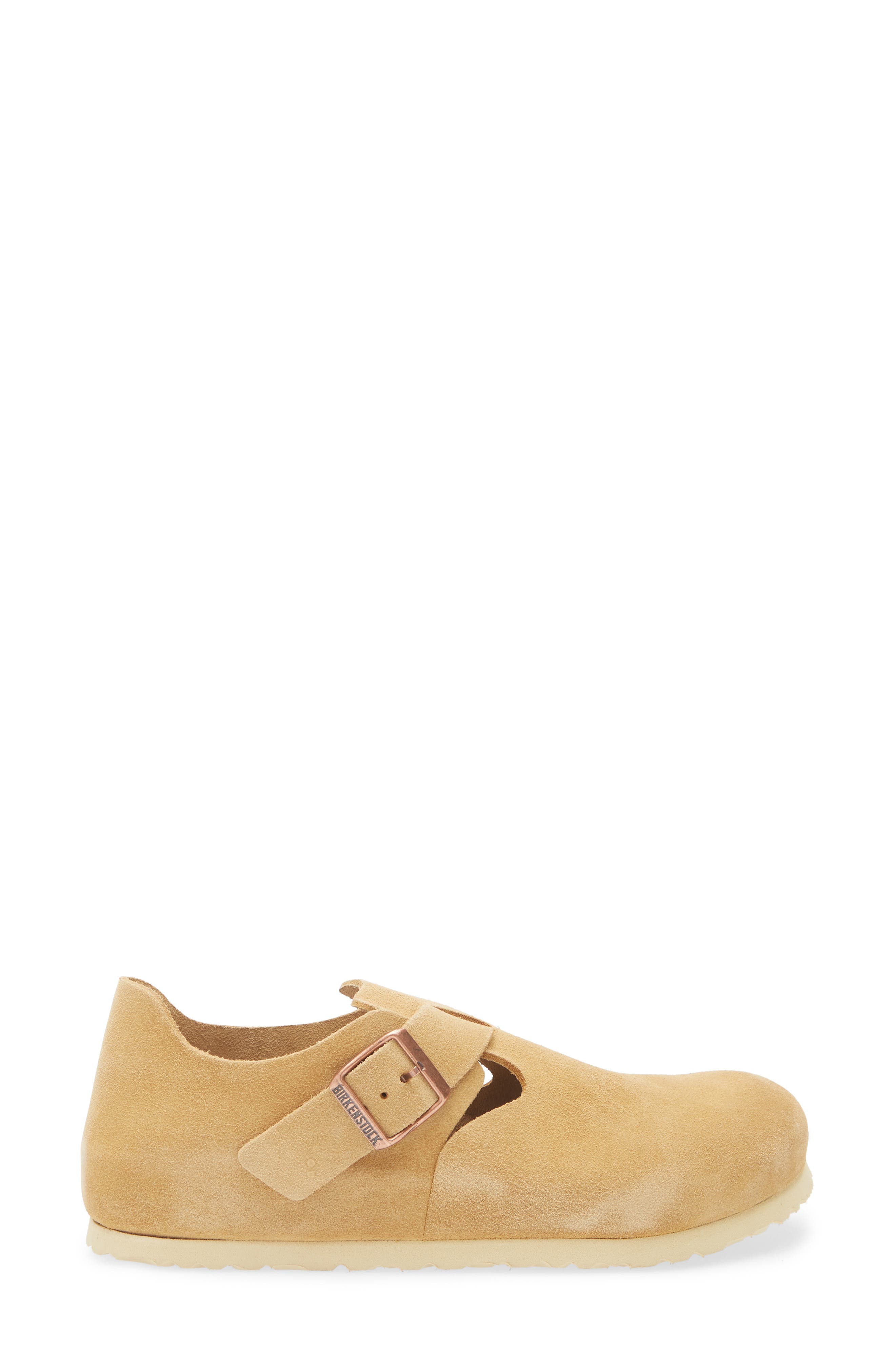 Birkenstock London Clog, Alternate, color, Latte Cream