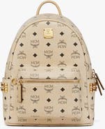 MCM Small Stark Side Studs Backpack in Visetos