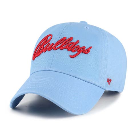 Men's '47 Light Blue Fresno State Bulldogs Vault Clean Up Adjustable Hat