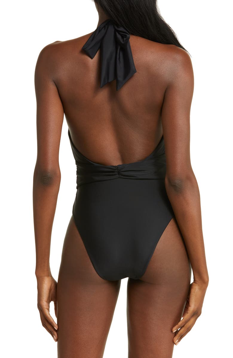 Ramy Brook Raquel Plunge One-Piece Swimsuit, Alternate, color, 