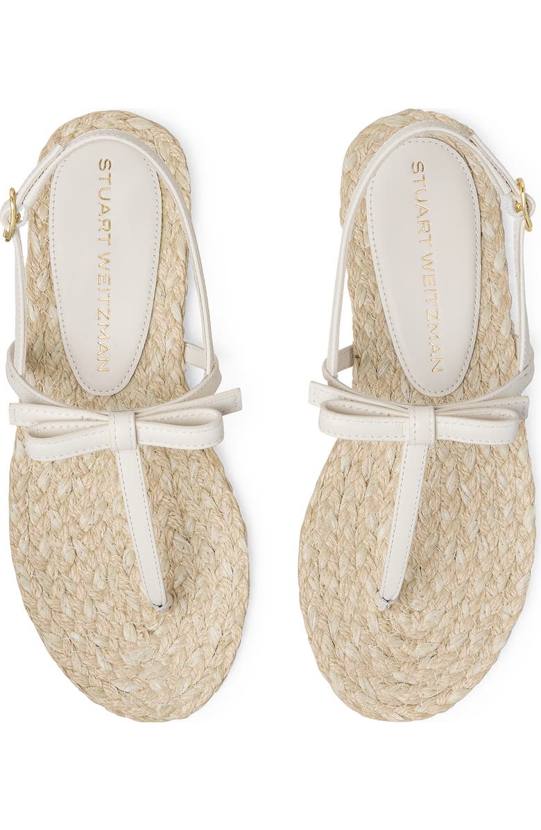 Stuart Weitzman Felicity Slingback Espadrille Sandal, Alternate, color, Cream/Natural