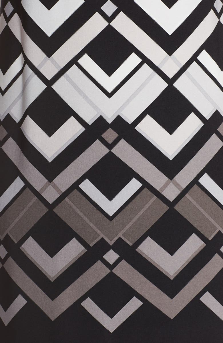 Eliza J Print Jersey Shift Dress, Alternate, color, 