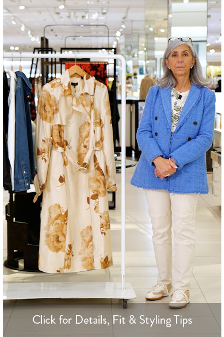 Clara Floral Trench Coat video
