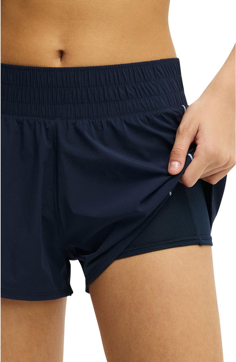 COTTON ON BODY Women's Active Curve Hem Short, Alternate, color, Prep Sport Navy