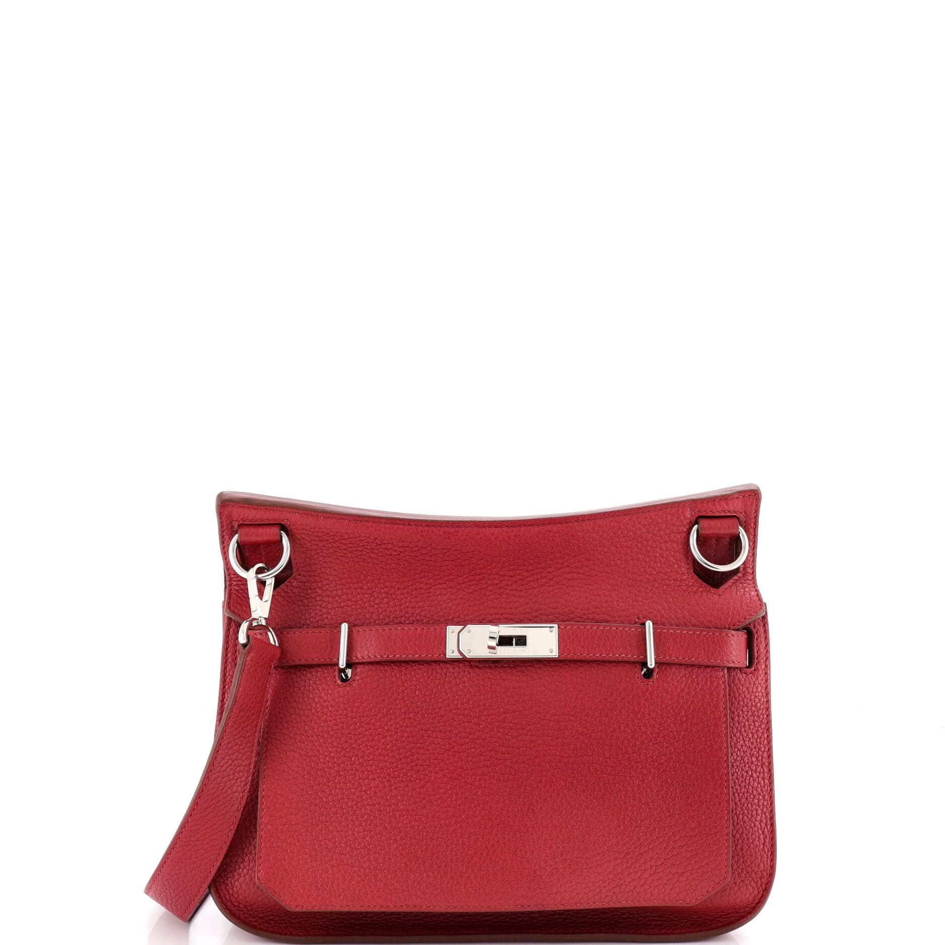 Pre-Owned Hermes Jypsiere Bag Clemence 28, Main, color, Rubis