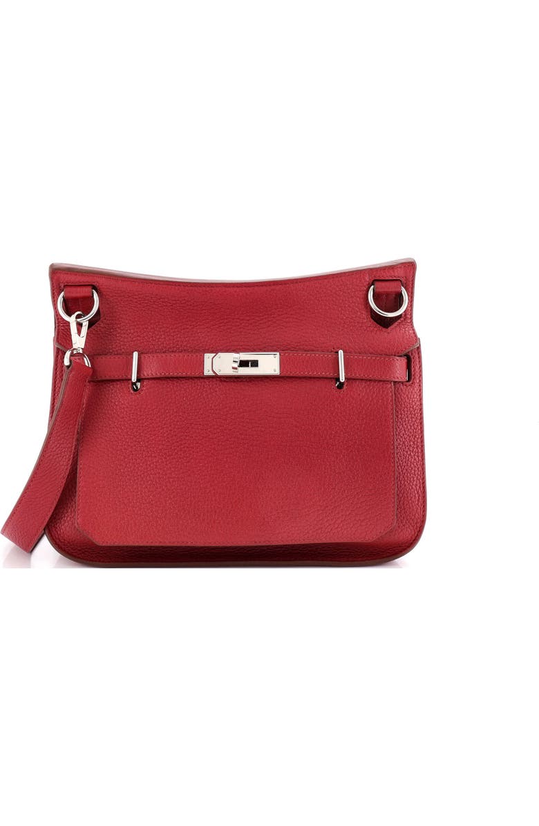 Pre-Owned Hermes Jypsiere Bag Clemence 28, Main, color, Rubis