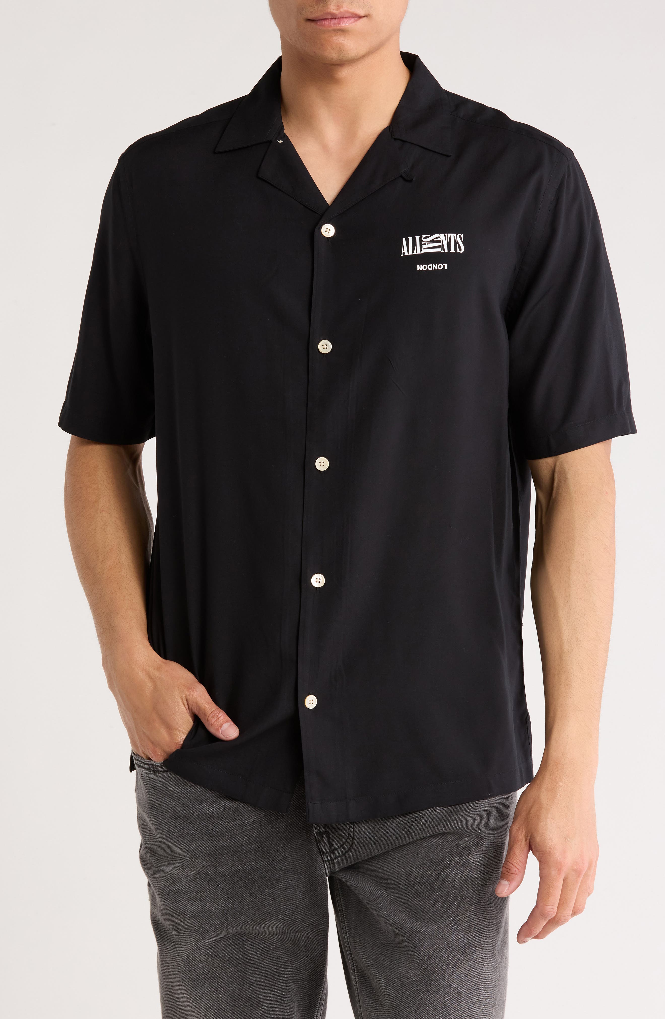 AllSaints Burman Camp Shirt