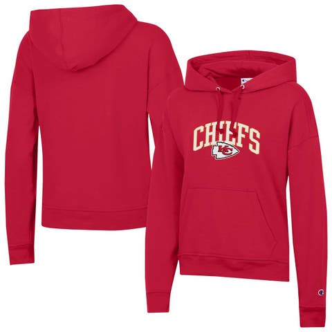 Women's Champion  Red Kansas City Chiefs Powerblend Hoodie