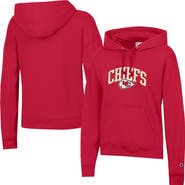 Champion Women's Champion Red Kansas City Chiefs Powerblend Hoodie