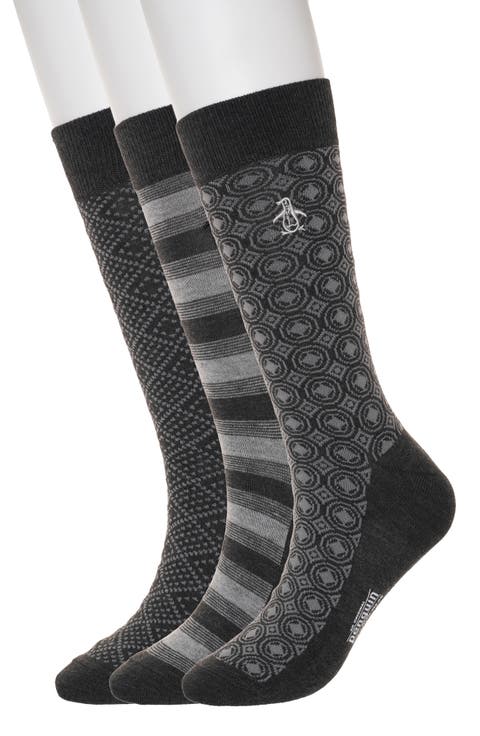 Medallion 3-Pack Crew Socks