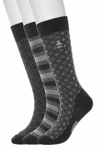 Original Penguin Medallion 3-Pack Crew Socks