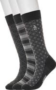 Original Penguin Medallion 3-Pack Crew Socks