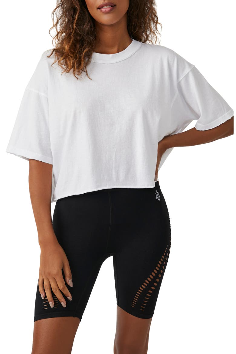 FP Movement Inspire Cotton T-Shirt, Main, color, WHITE