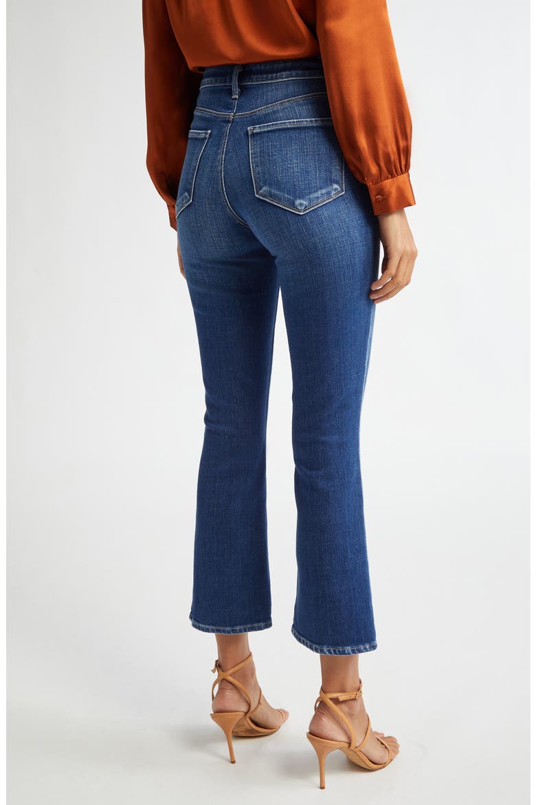 Tati High Waist Crop Micro Bootcut Jeans, Alternate, color, DESOTO