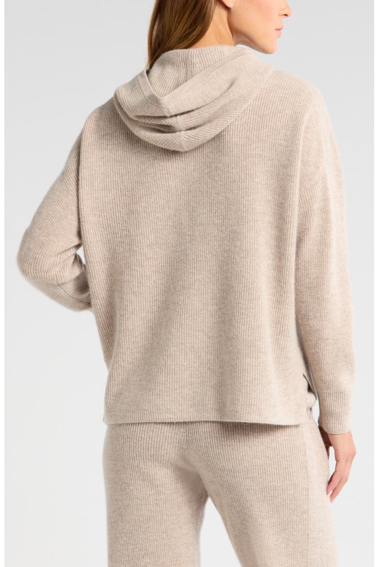 Wool & Cashmere Rib Hoodie (Women) | Nordstrom