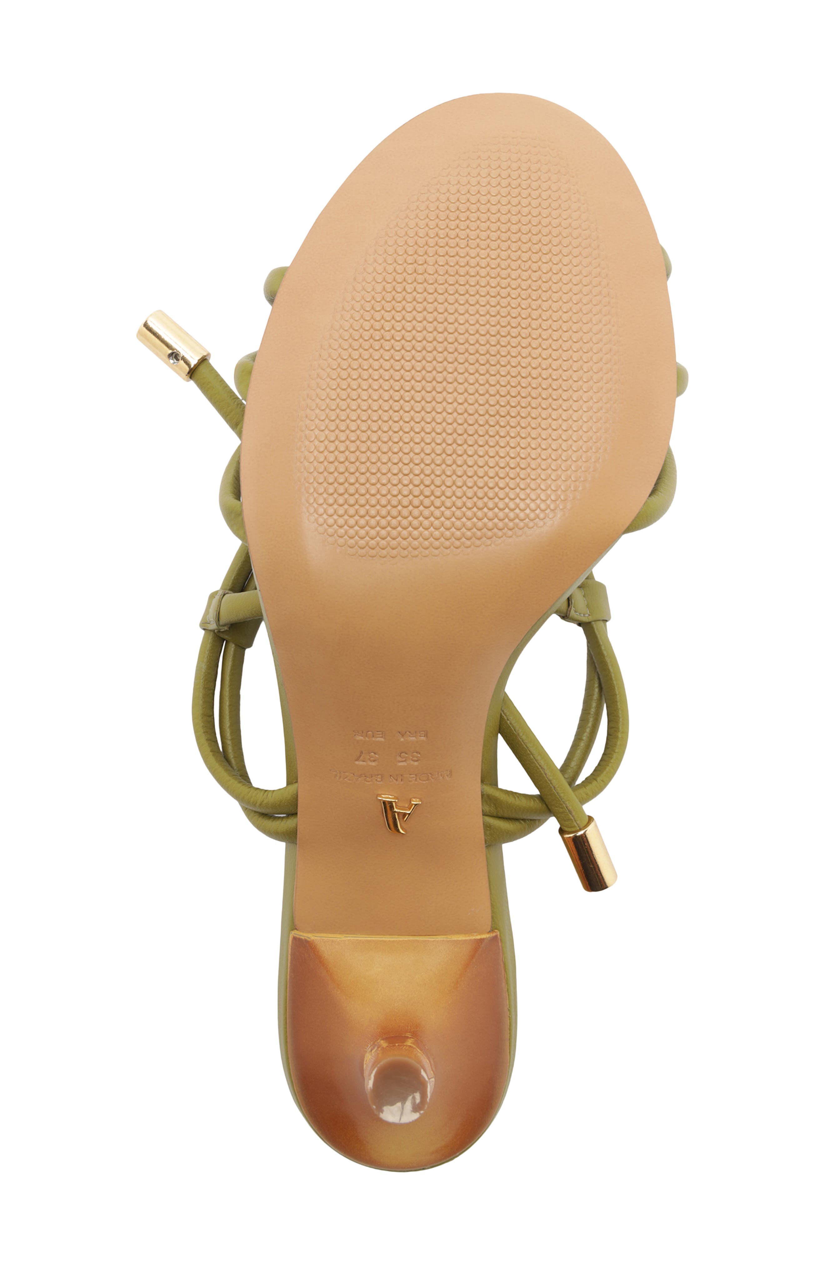 Arezzo Mira Ankle Strap Sandal, Alternate, color, Soul Green