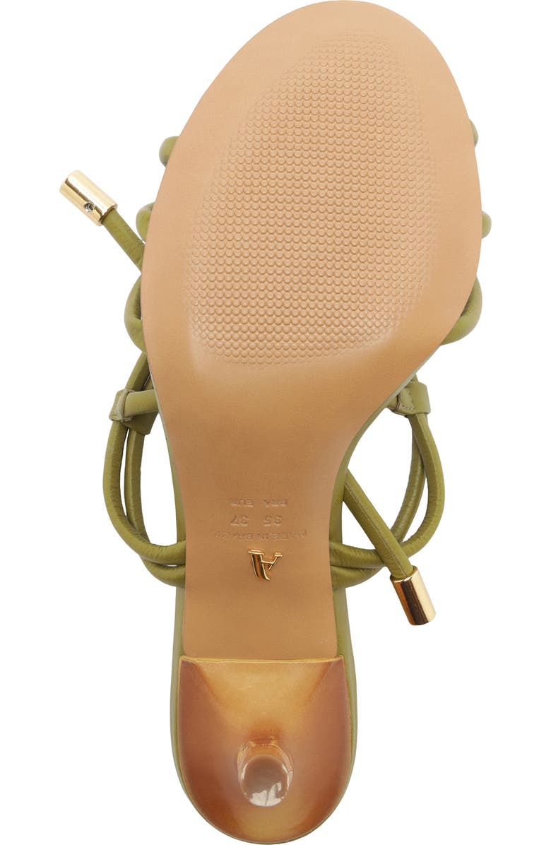 Arezzo Mira Ankle Strap Sandal, Alternate, color, Soul Green