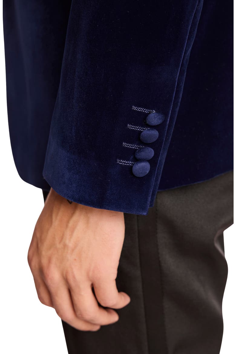 Kyle Slim Fit Velvet Dinner Jacket, Alternate, color, DUSK VELVET